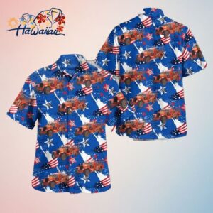 1923 La France Fire Engine 4Th Of July Trendy Hawaiian Shirt For Men And Women Trendy Aloha