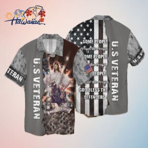 4Th Of July Independence Day Memorial Day American Veteran Hawaiian Shirt Trendy Aloha