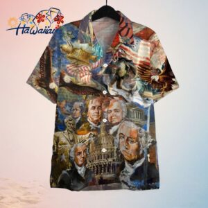 4Th Of July My Patriotic Heart Beats Independence Day Trendy Hawaiian Shirt Trendy Aloha