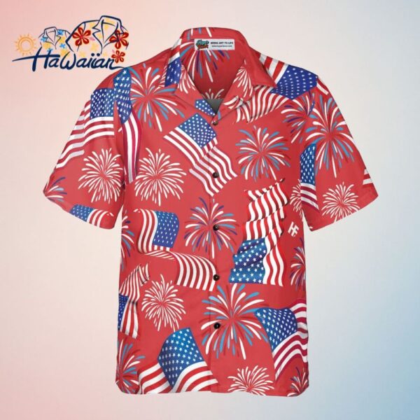 4Th Of July Patriotic Hawaiian Shirt Trendy Aloha