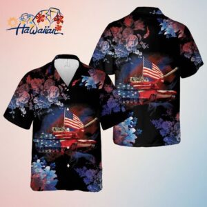 Abrams Battle Tank 4Th Of July Independence Day Trendy Hawaiian Shirt Patriotic Trendy Hawaiian Shi