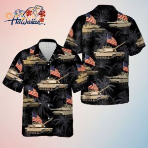 Abrams Battle Tank 4Th Of July Trendy Hawaiian Shirt Patriotic Trendy Hawaiian Shirt For Men Tren