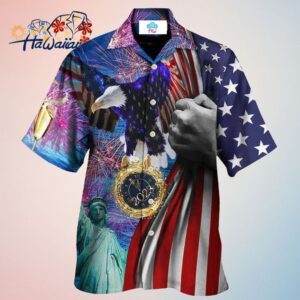 America 2023 New Year America Hawaiian Shirt Trendy Aloha Trendy Aloha