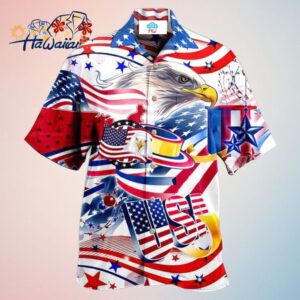 America Eagle America Hawaiian Shirt Trendy Aloha Trendy Aloha