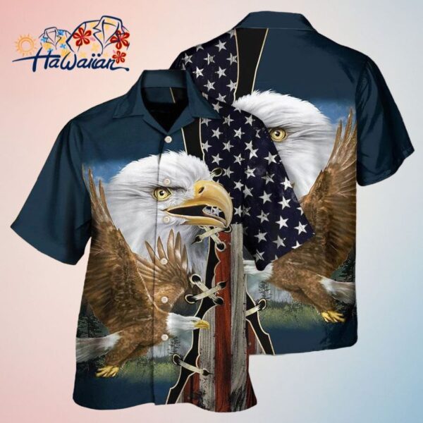 America Eagle Wildlife Faith Trendy Hawaiian Shirt 4Th Of July Shirt For Men And Women Trendy Alo