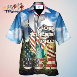 America God Bless America Hawaiian Shirt Trendy Aloha Trendy Aloha