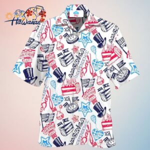 America Independence Day Art Style Hawaiian Shirt Trendy Aloha Trendy Aloha