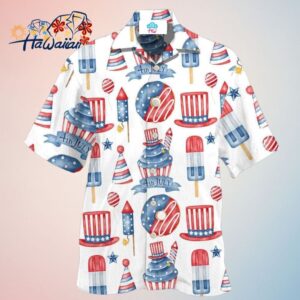 America Independence Day Basic Art Style Hawaiian Shirt Trendy Aloha Trendy Aloha