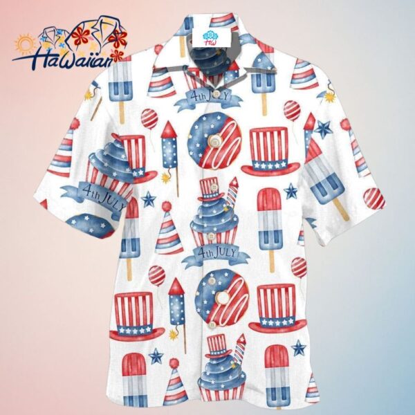 America Independence Day Basic Art Style Hawaiian Shirt Trendy Aloha Trendy Aloha