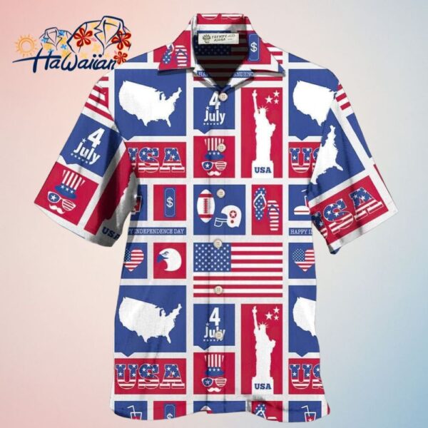 America Independence Day Happy America Hawaiian Shirt Trendy Aloha Trendy Aloha