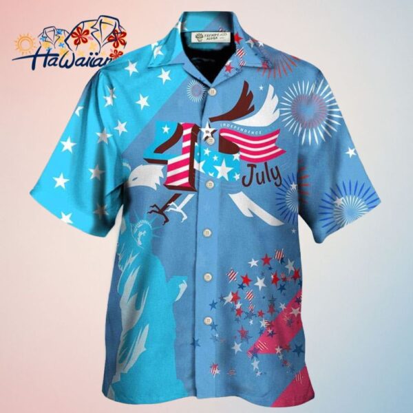 America Independence Happy Day Fourth Of July Hawaiian Shirt Trendy Aloha Trendy Aloha