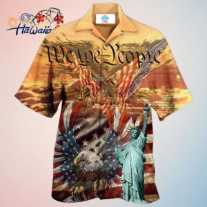 America Patriotism Eagle Hawaiian Shirt Trendy Aloha Trendy Aloha
