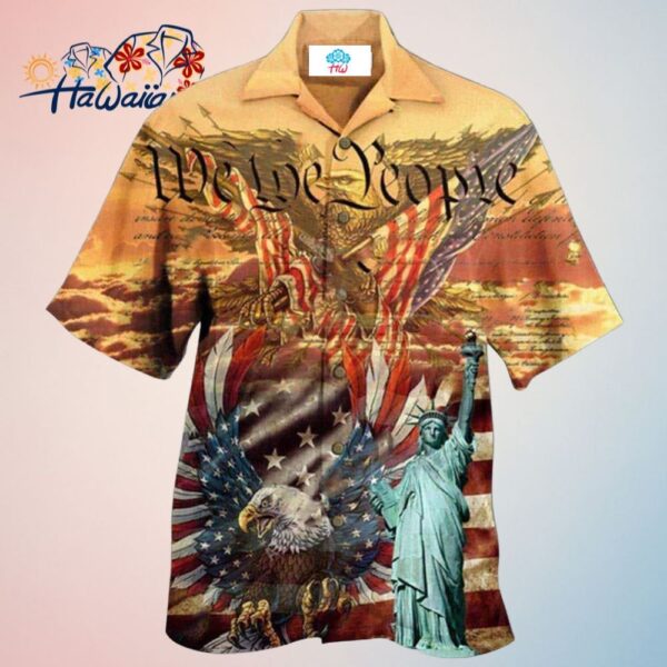 America Patriotism Eagle Hawaiian Shirt Trendy Aloha Trendy Aloha