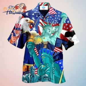 America Patriotism Is Voluntary Hawaiian Shirt Trendy Aloha Trendy Aloha