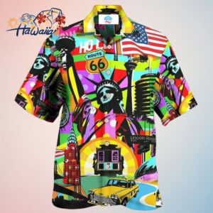 America Travel Colorful Style Hawaiian Shirt Trendy Aloha Trendy Aloha