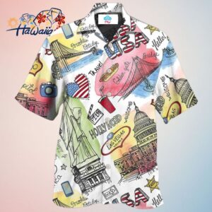 America Usa Art Style Hawaiian Shirt Trendy Aloha Trendy Aloha