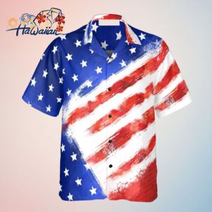 American Flag Hawaiin Shirt For Men 4Th Of July Trendy Hawaiian Shirt Trendy Aloha