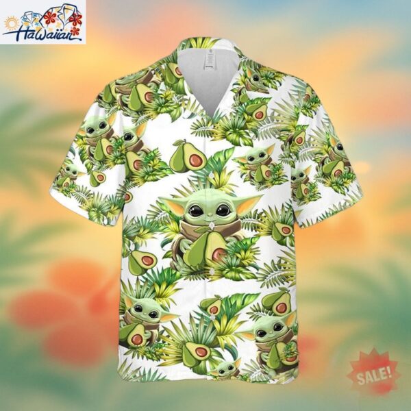 Baby Yoda Avocado Star Wars Hawaiian Shirt Perfect Gifts Trendy Aloha