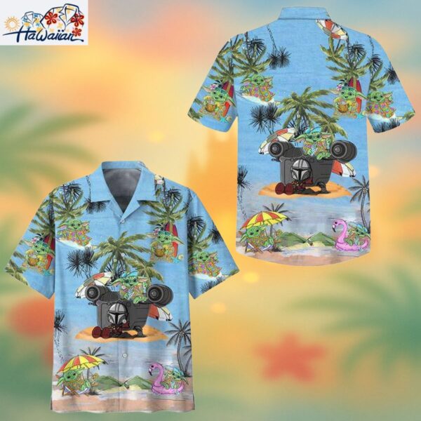 Baby Yoda Summer Time Star Wars Trendy Hawaiian Shirt Gifts For Star Wars Fans Perfect Gifts For Yo
