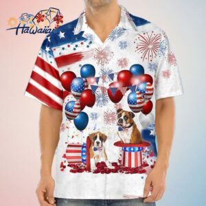 Boxer Independence Day Trendy Hawaiian Shirt For Men And Women 4Th Of July Trendy Hawaiian Shirt