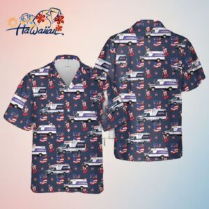 California Royal Ambulance 4Th Of July Trendy Hawaiian Shirt For Men And Women Trendy Aloha