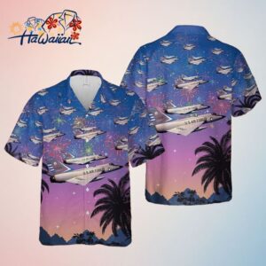 Celebrate 4th of July with the US Air Force Convair F 106 Delta Dart Trendy Hawaiian Shirt Trendy