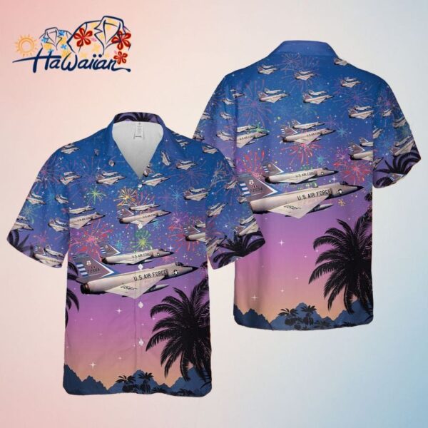 Celebrate 4th of July with the US Air Force Convair F 106 Delta Dart Trendy Hawaiian Shirt Trendy