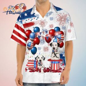 Dalmatian Independence Day Trendy Hawaiian Shirt For Men And Women 4Th Of July Trendy Hawaiian Shir