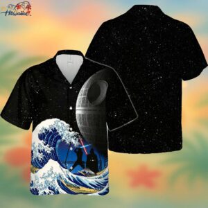 Darth Vaders Realm Revealed on Star Wars Hawaiian 3D Attire Trendy Aloha 1