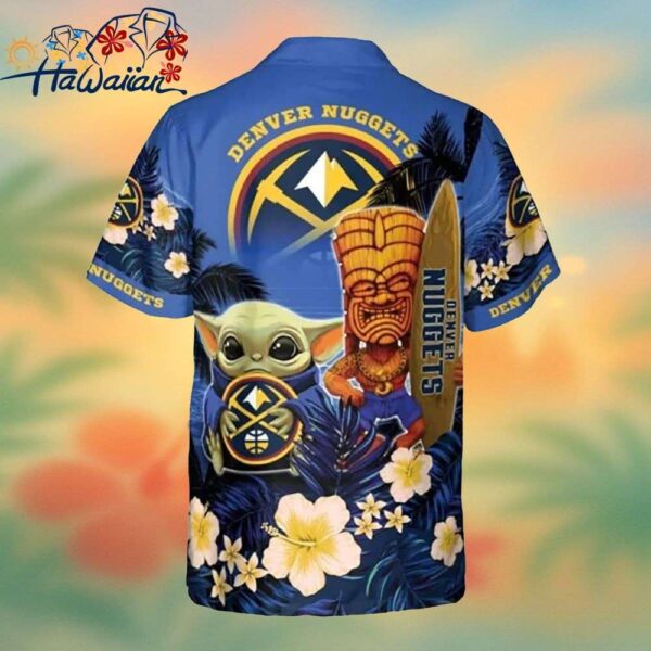 Denver Nuggets Baby Yoda Champions Flowers Hawaiian Shirt Trendy Aloha 1