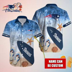 Embody New England Patriots in Hawaiian Threads Trendy Aloha