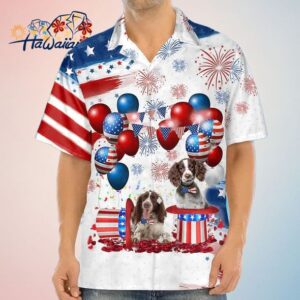 English Springer Spaniel Independence Day Trendy Hawaiian Shirt For Men And Women 4Th Of July Trend