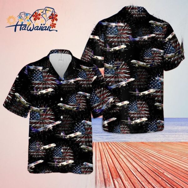 Fedex Boeing 757 4Th Of July Trendy Hawaiian Shirt Patriotic Trendy Hawaiian Shirt For Men Trendy