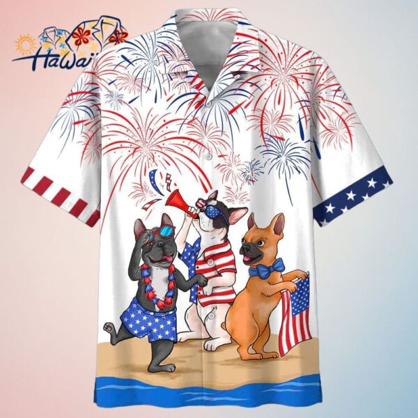 French Bulldog Hawaiian Shirt Independence Is Coming Usa Patriotic Hawaiian Shirt Trendy Aloha