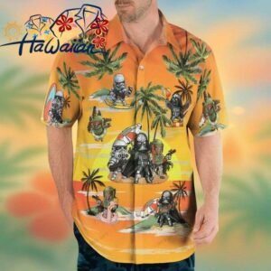 Hawaiian Shirt Revealing Star Wars Chronicles in 3D Trendy Aloha 1