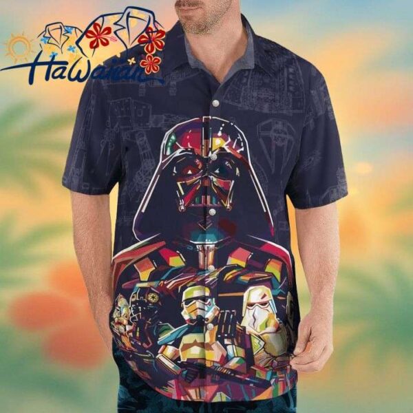 Hawaiian Shirt Themed After Star Wars Darth Vader Trendy Aloha 1