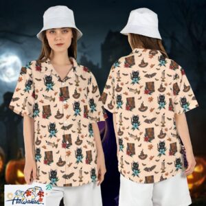 Hocus Pocus Binx Book of Spells Sanderson Sisters Halloween Shirt Trendy Aloha
