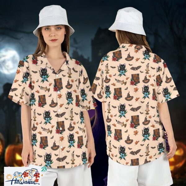 Hocus Pocus Binx Book of Spells Sanderson Sisters Halloween Shirt Trendy Aloha