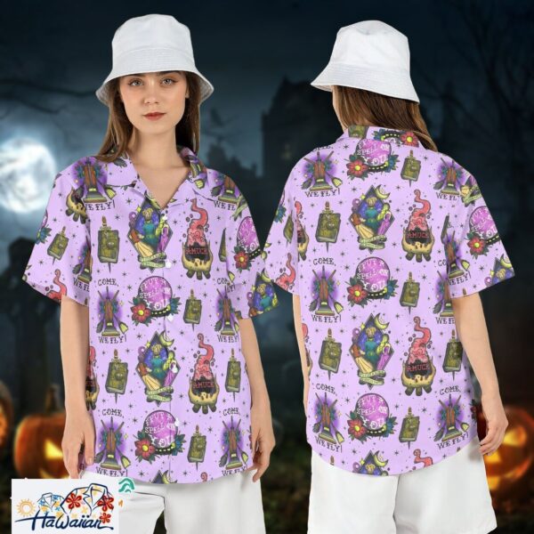 Hocus Pocus Sanderson Sisters Halloween Witch Aloha Shirt Trendy Aloha