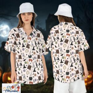 Hocus Pocus Sanderson Sisters Halloween Witch Sisters Aloha Shirt Trendy Aloha