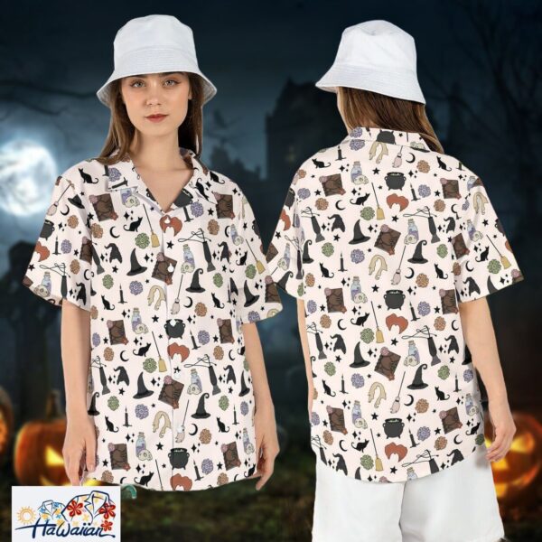 Hocus Pocus Sanderson Sisters Halloween Witch Sisters Aloha Shirt Trendy Aloha