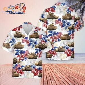 M2 Bradley Fighting Vehicle 4Th Of July Trendy Hawaiian Shirt Patriotic Trendy Hawaiian Shirt For M