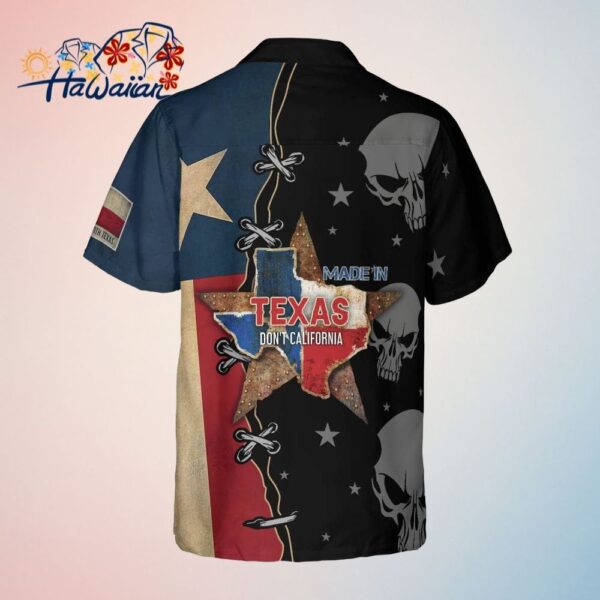 Made In Texas Dont California My Texas Shirt Casual Short Sleeve Texas Shirt Proud Texas Flag Shi