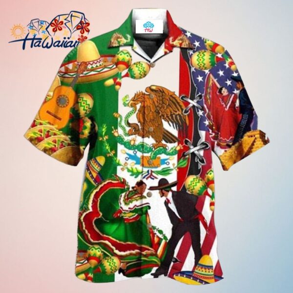 Mexican By Blood American By Birth Patriot By Choice Hawaiian Shirt Trendy Aloha Trendy Aloha