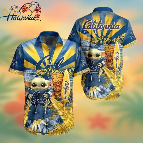 NCAA California Golden Bears Baby Yoda Hawaiian Shirt Trendy Aloha 1