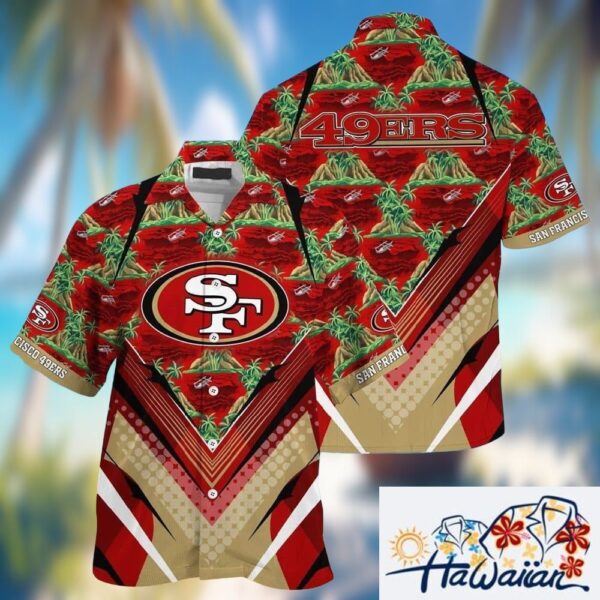 NFL San Francisco 49ers Hawaiian Shirt Beach Gift For Friend 1