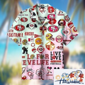 NFL San Francisco 49ers Hawaiian Shirt Football Gift For Men 1