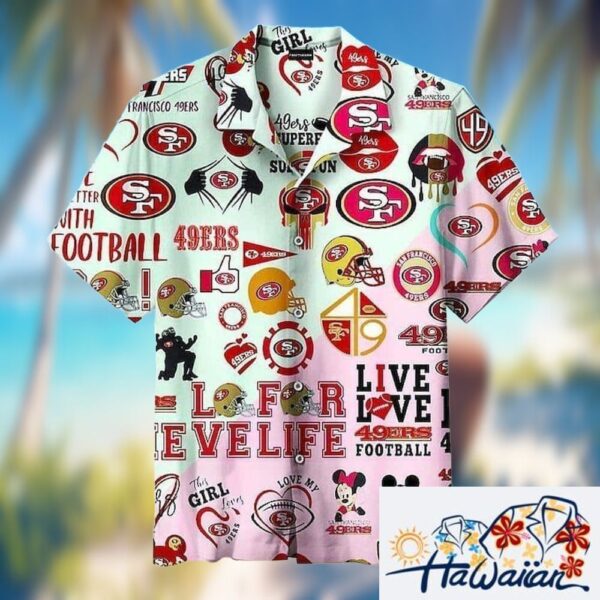 NFL San Francisco 49ers Hawaiian Shirt Football Gift For Men 1