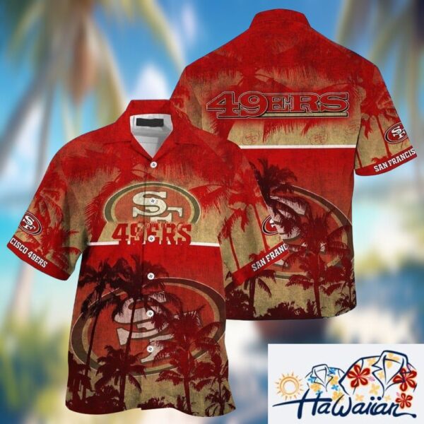 NFL San Francisco 49ers Hawaiian Shirt Summer Gift For Friend 1