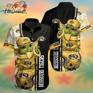 Ncaa Missouri Tigers Baby Yoda Trendy Hawaiian Shirt Aloha Shirt Trendy Aloha 1